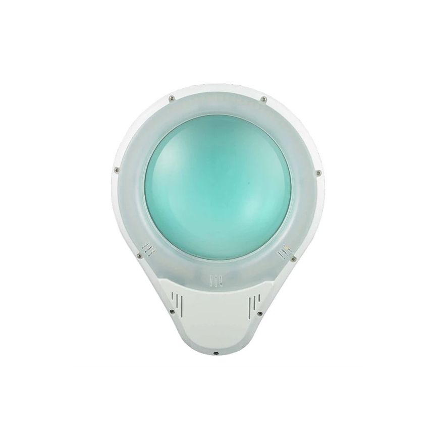 LED Stolní lampa s lupou LED/9W/230V bílá