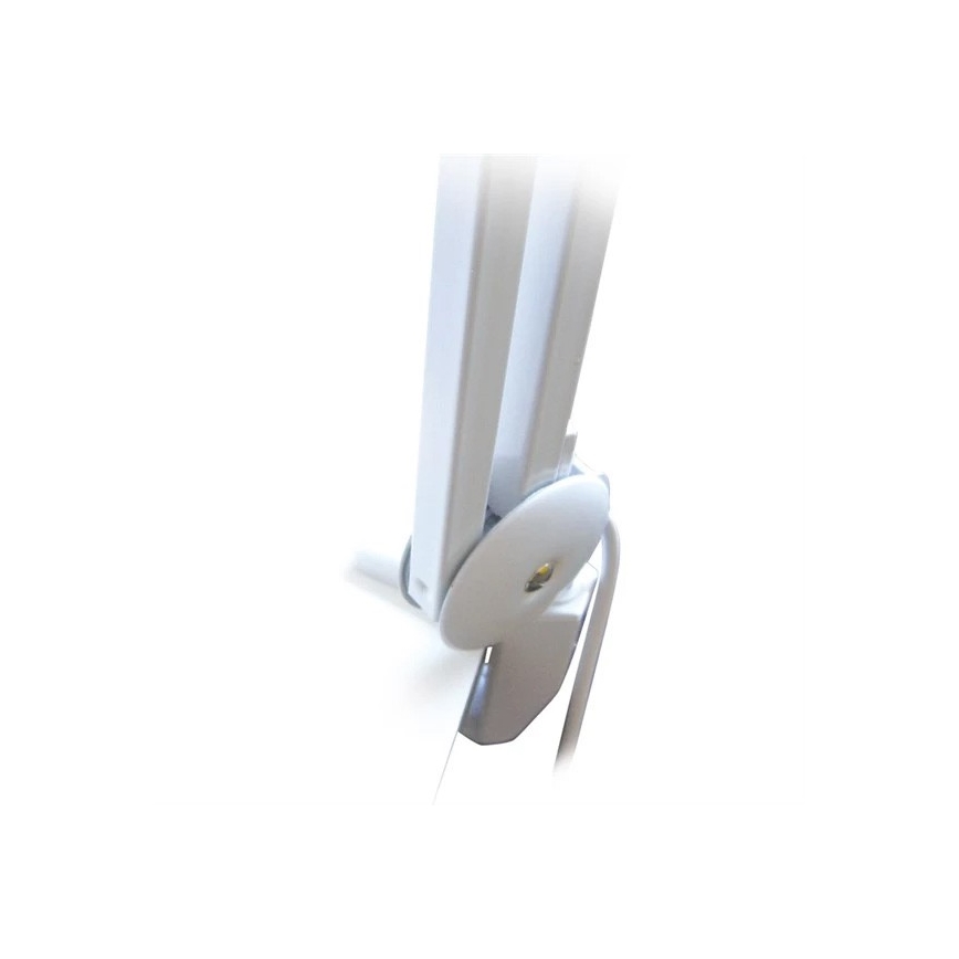 LED Stolní lampa s lupou LED/9W/230V bílá
