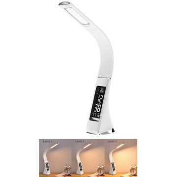 LED Stolní lampa stmívatelná s displejem LED/6,5W/5V LED Stolní lampa stmívatelná s displejem LED/6,5W/5V