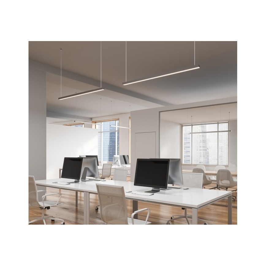 LED Stropní přisazené závěsné svítidlo KOLINE LED/40W/230V 3000/4000/6500K 120 cm bílá