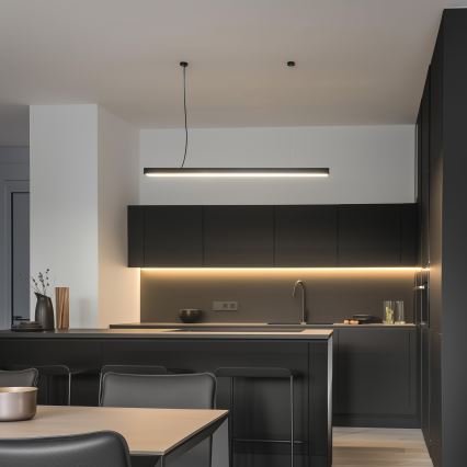 LED Stropní přisazené závěsné svítidlo CYNIDECO LED/12W/230V 4000K černá