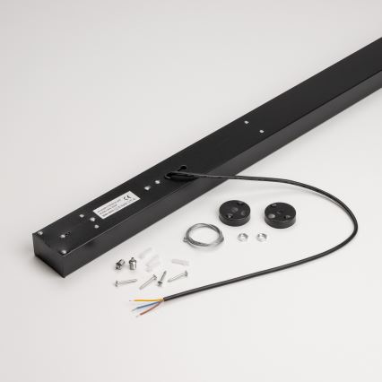 LED Stropní přisazené závěsné svítidlo CYNIDECO LED/12W/230V 4000K černá