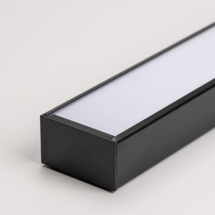 LED Stropní přisazené závěsné svítidlo CYNIDECO LED/30W/230V 4000K černá