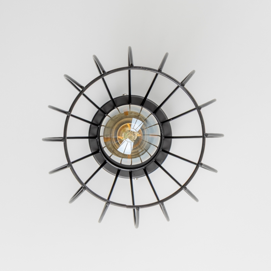 LED Stropní svítidlo 1xE27/6,5W/230V černá