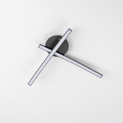 LED Stropní svítidlo 2xLED/6W/230V černá