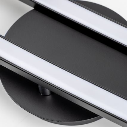 LED Stropní svítidlo 2xLED/6W/230V černá