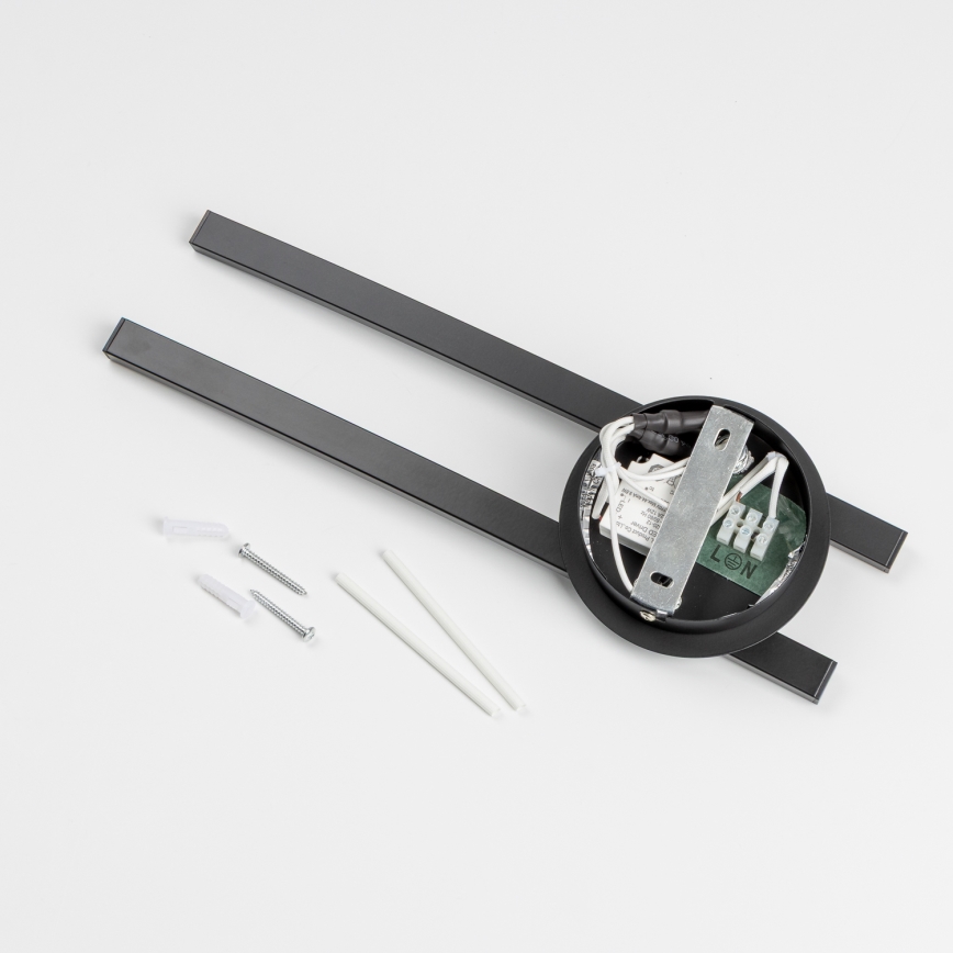 LED Stropní svítidlo 2xLED/6W/230V černá