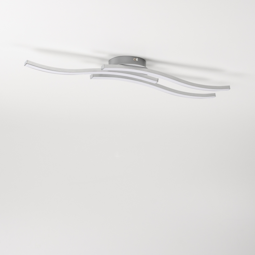 LED Stropní svítidlo 3xLED/6W/230V 3000K stříbrná