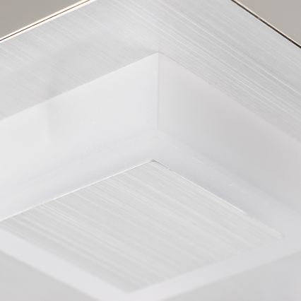 LED Stropní svítidlo 4xLED/5W/230V 3000K 28x28 cm matný chrom