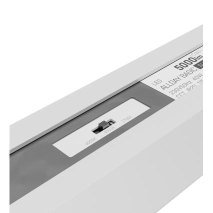LED Stropní svítidlo ALLDAY BASIC LED/20/30/40W/230V 2700/4000/6000K 120 cm bílá