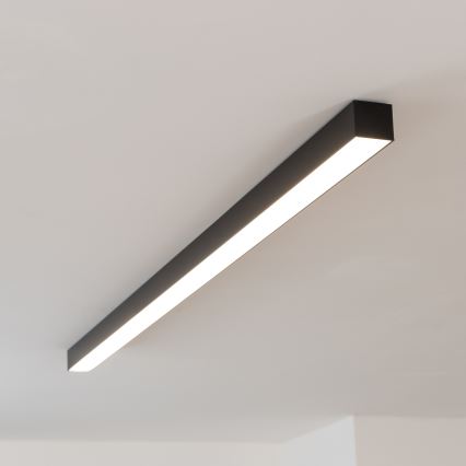 LED Stropní svítidlo ALLDAY BASIC LED/20/30/40W/230V 2700/4000/6000K 120 cm černá