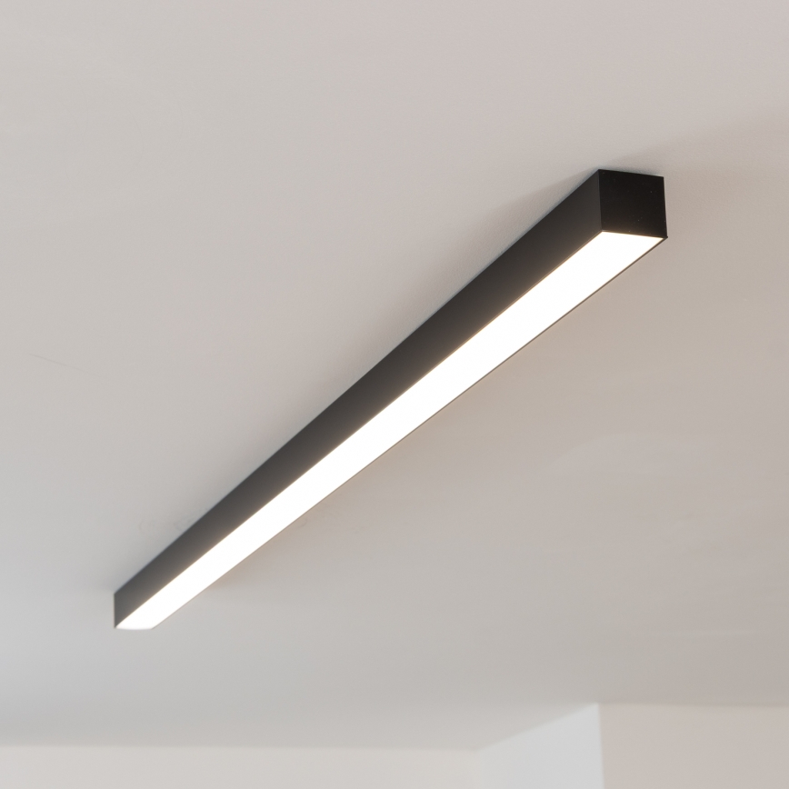 LED Stropní svítidlo ALLDAY BASIC LED/20/30/40W/230V 2700/4000/6000K 120 cm černá