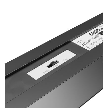 LED Stropní svítidlo ALLDAY BASIC LED/20/30/40W/230V 2700/4000/6000K 120 cm černá