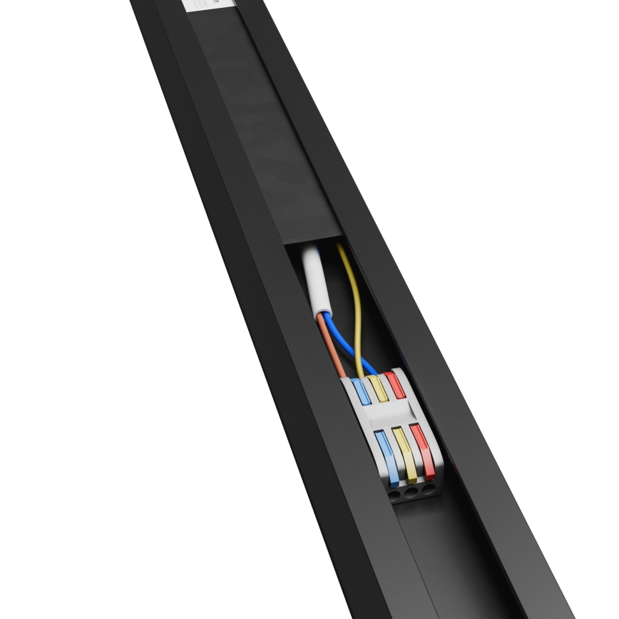 LED Stropní svítidlo ALLDAY BASIC LED/20/30/40W/230V 2700/4000/6000K 120 cm černá