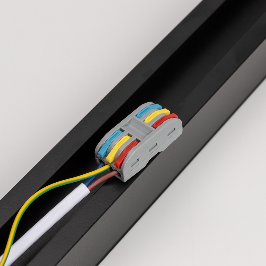 LED Stropní svítidlo ALLDAY BASIC LED/20/30/40W/230V 2700/4000/6000K 120 cm černá
