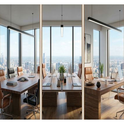 LED Stropní svítidlo ALLDAY BASIC LED/40W/230V 2700/4000/6000K černá