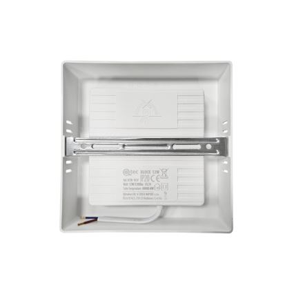 LED Stropní svítidlo BLOCK LED/12W/230V 4000K 16,7x16,7 cm bílá