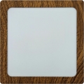 LED Stropní svítidlo BLOCK LED/12W/230V 4200K 16,3x16,3 cm hnědá