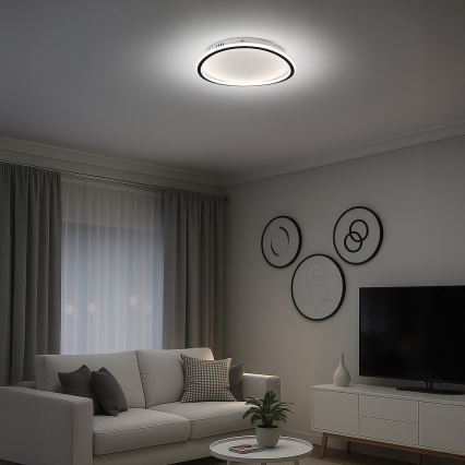 LED Stropní svítidlo CALI LED/30W/230V pr. 40 cm černá