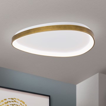 LED Stropní svítidlo CHARLIE LED/48W/230V pr. 65 cm zlatá
