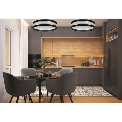 LED Stropní svítidlo CORAL GOLD LED/24W/230V černá/zlatá