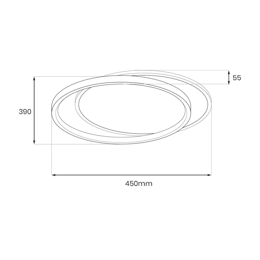 LED Stropní svítidlo CORDOBA LED/30W/230V bílá