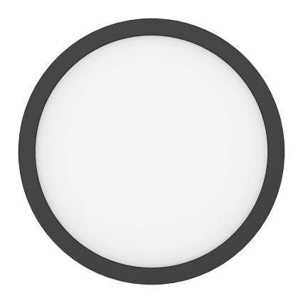 LED Stropní svítidlo EVORA LED/18W/230V 3000/4000/6000K pr. 22,5 cm černá