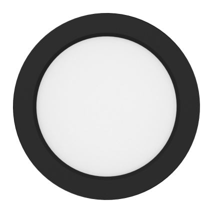 LED Stropní svítidlo EVORA LED/6W/230V 3000/4000/6000K pr. 14 cm černá