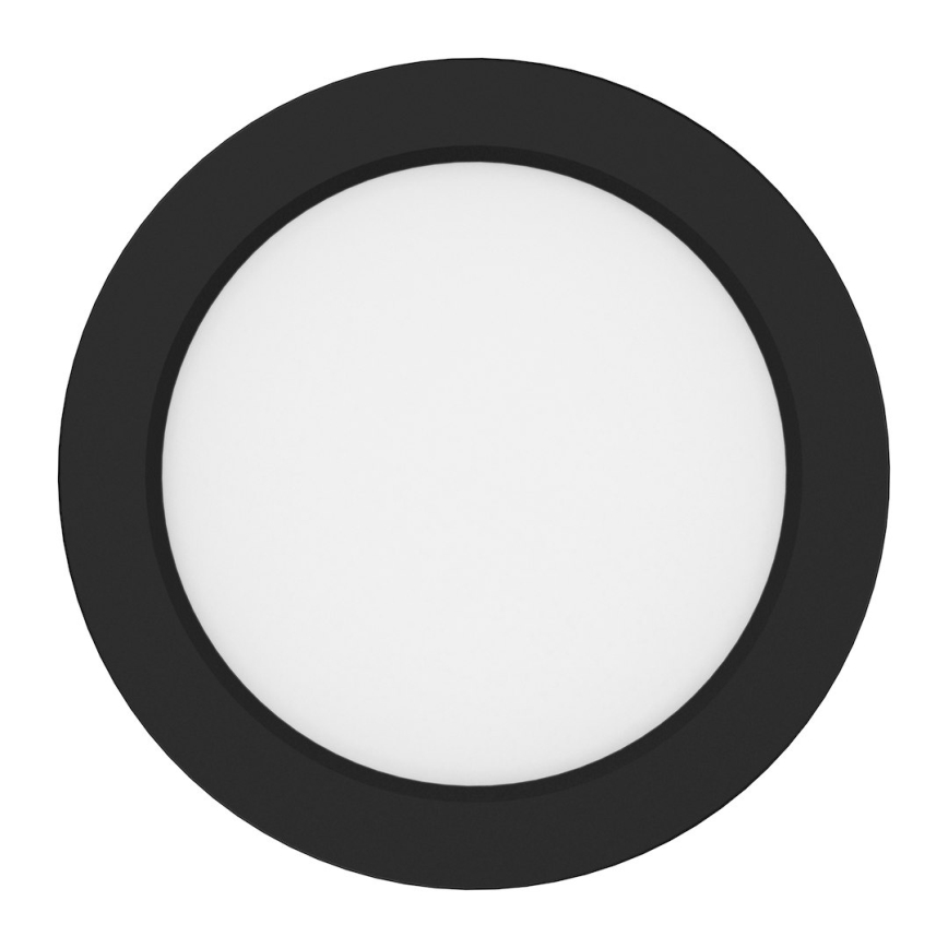 LED Stropní svítidlo EVORA LED/6W/230V 3000/4000/6000K pr. 14 cm černá