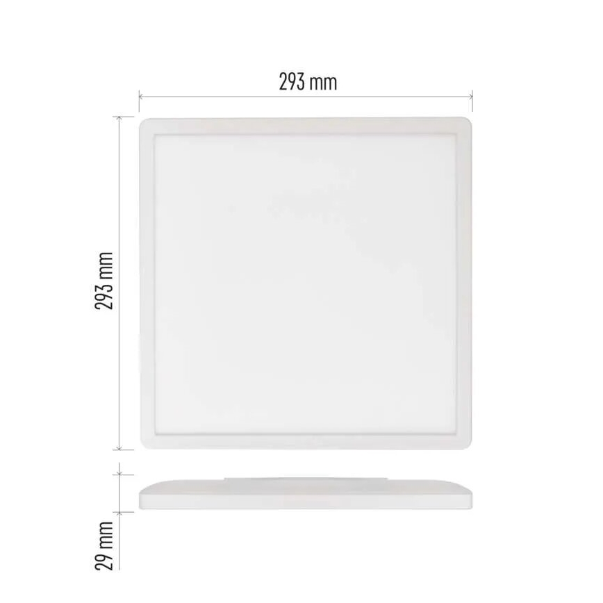 LED Stropní svítidlo FLORI LED/18W/230V 4000K bílá 29x29 cm