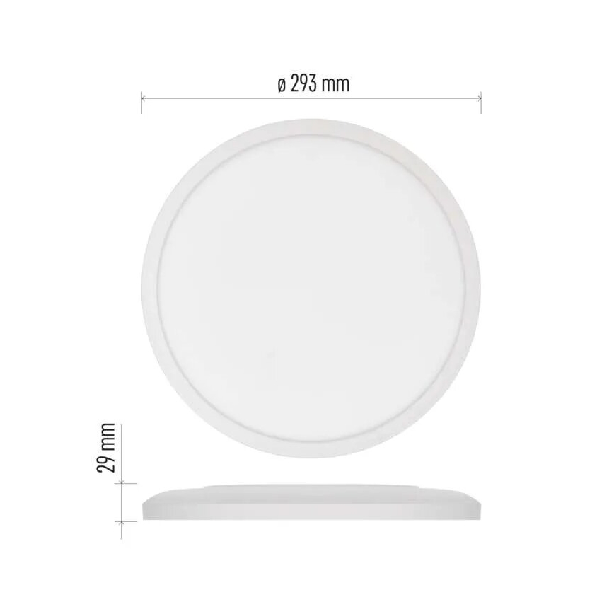 LED Stropní svítidlo FLORI LED/18W/230V 4000K bílá pr. 29 cm