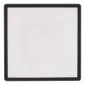 LED Stropní svítidlo FLORI LED/18W/230V 4000K černá 29x29 cm