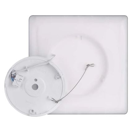 LED Stropní svítidlo FLORI LED/18W/230V 4000K černá 29x29 cm