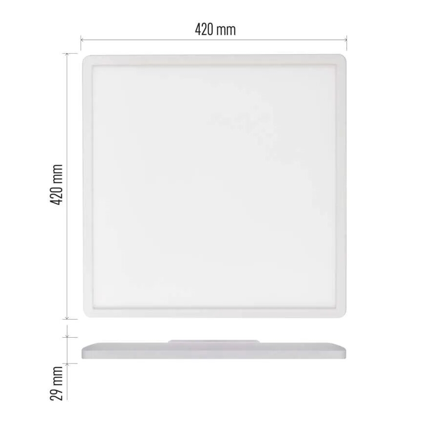 LED Stropní svítidlo FLORI LED/22W/230V 4000K bílá 42x42 cm