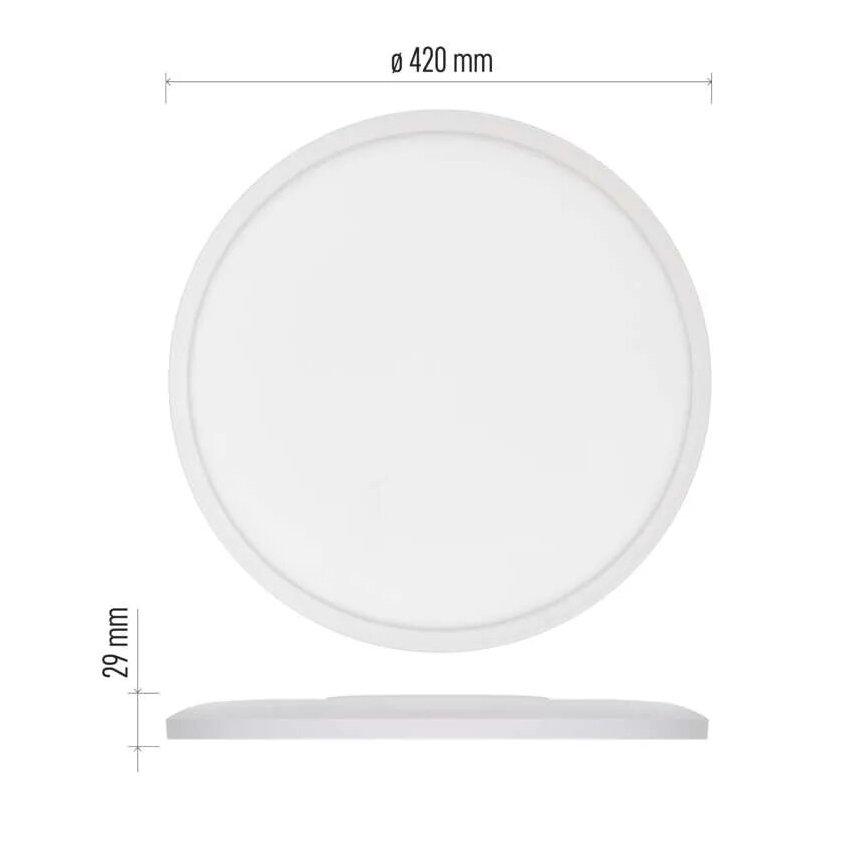 LED Stropní svítidlo FLORI LED/22W/230V 4000K bílá pr. 42 cm