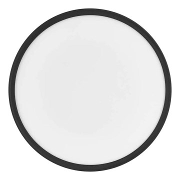 LED Stropní svítidlo FLORI LED/22W/230V 4000K černá pr. 42 cm