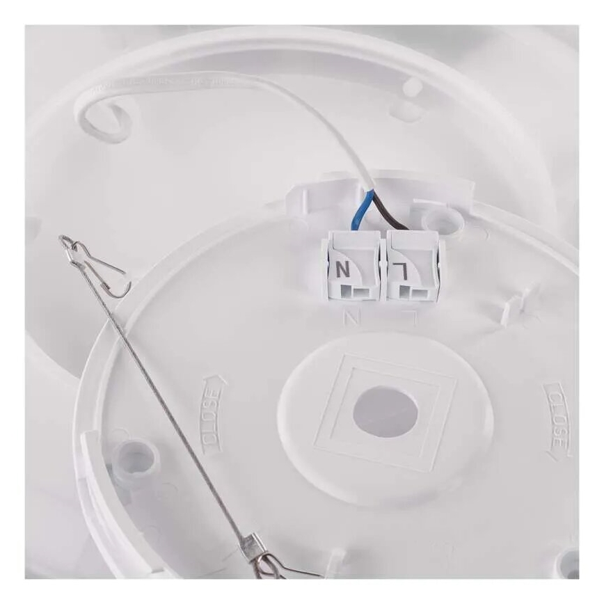 LED Stropní svítidlo FLORI LED/22W/230V 4000K černá pr. 42 cm