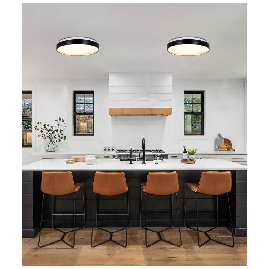 LED Stropní svítidlo FLORIDA LED/18W/230V černá