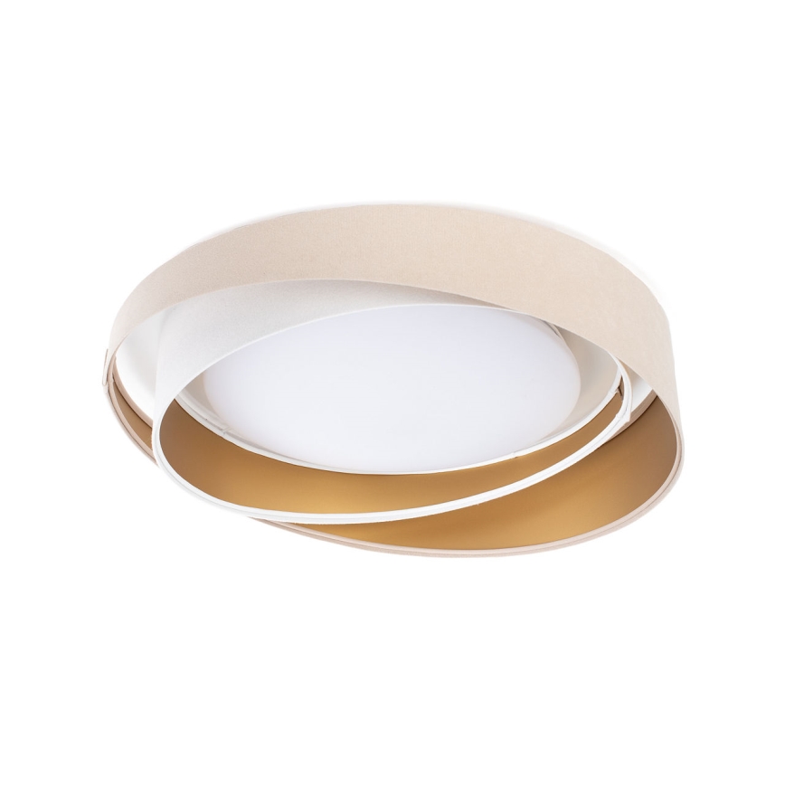 LED Stropní svítidlo GALAXY MODERN LED/24W/230V pr. 55 cm béžová/bílá/zlatá