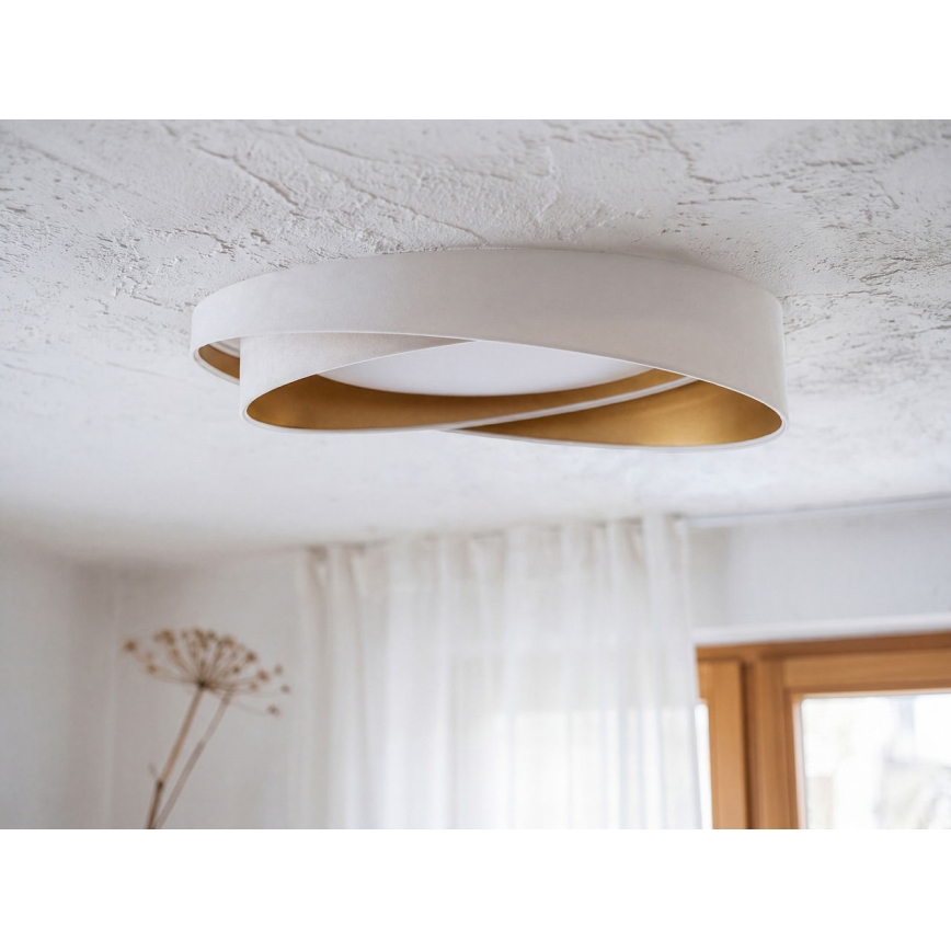 LED Stropní svítidlo GALAXY MODERN LED/24W/230V pr. 55 cm bílá/zlatá