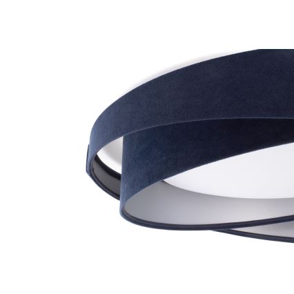 LED Stropní svítidlo GALAXY MODERN LED/24W/230V pr. 55 cm modrá/stříbrná