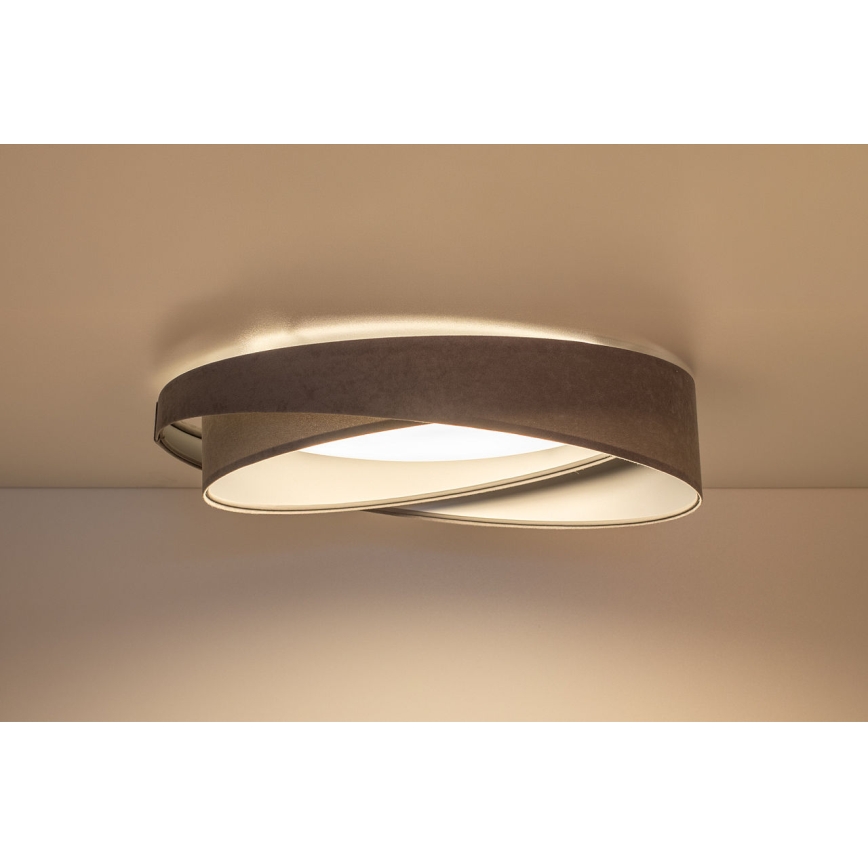 LED Stropní svítidlo GALAXY MODERN LED/24W/230V pr. 55 cm šedá/stříbrná