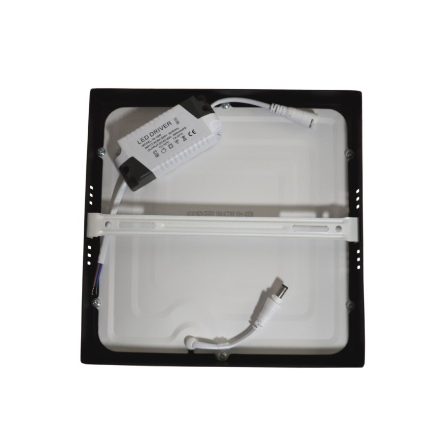 LED Stropní svítidlo GERRY LED/18W/230V 4000K černá