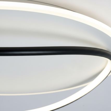 LED Stropní svítidlo HALO LED/38W/230V pr. 50 cm černá