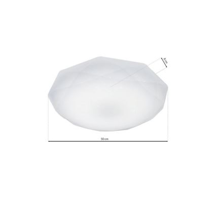 LED Stropní svítidlo HEX LED/24W/230V