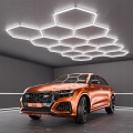 LED Stropní svítidlo HEXAGON LED/570W/85-265V 6500K 522x298 cm CRI 90 IP44 bílá