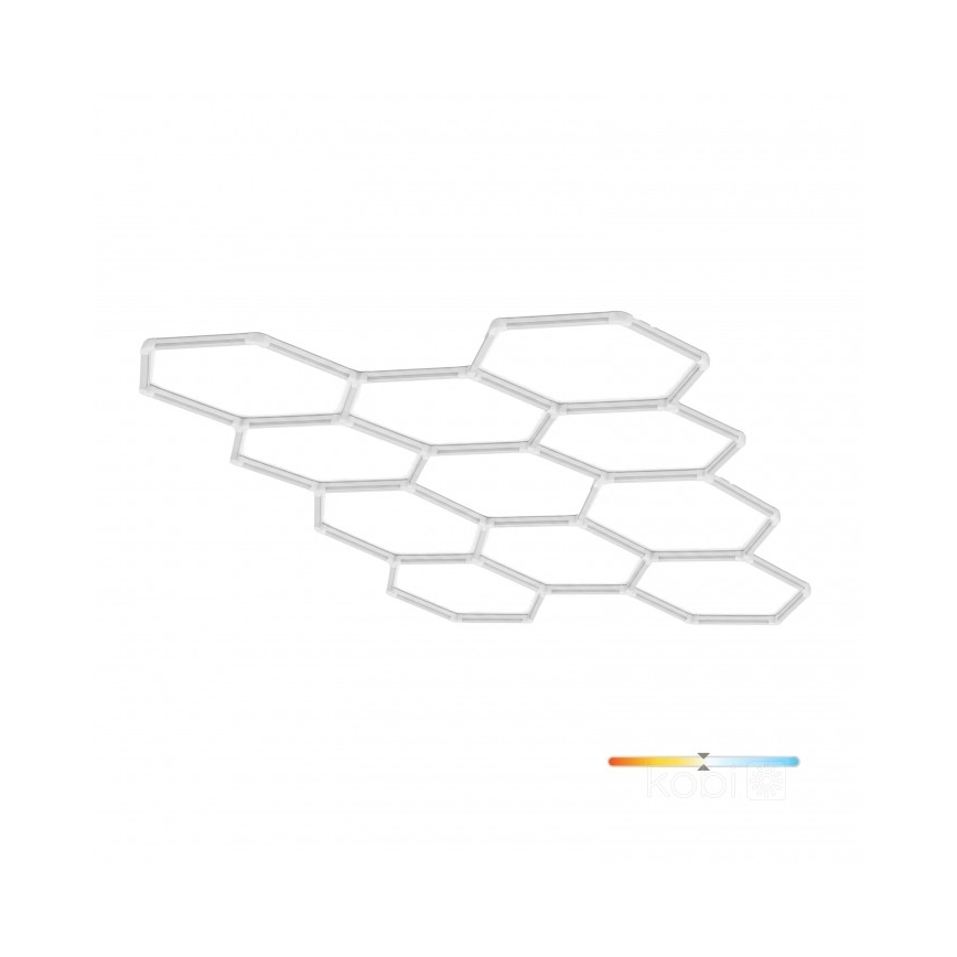 LED Stropní svítidlo HEXLINE LED/513W/230V 4000K 300x516 cm bílá