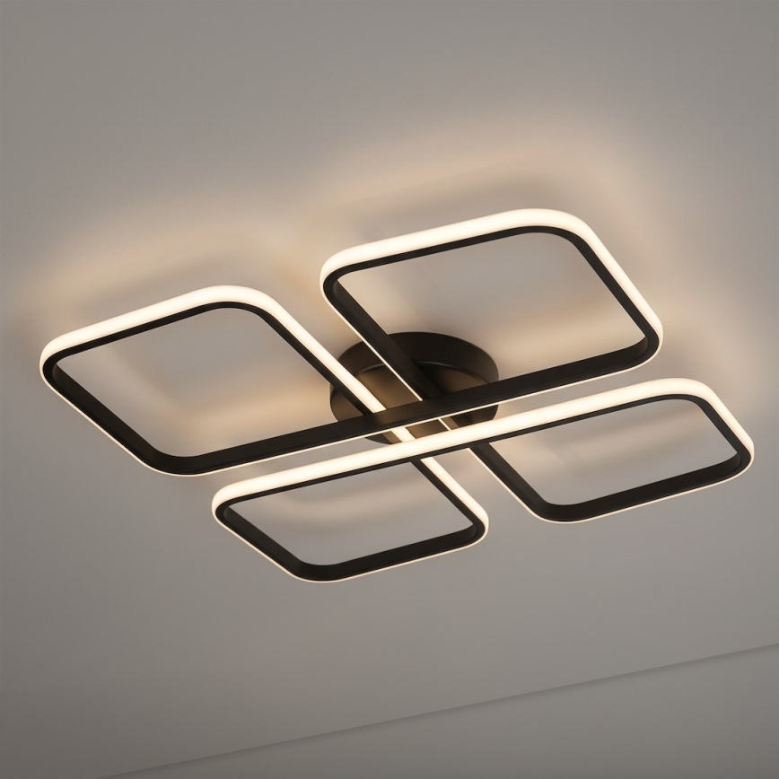 LED Stropní svítidlo HIDALGO LED/40W/230V černá