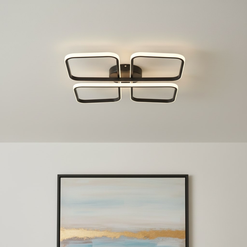 LED Stropní svítidlo HIDALGO LED/40W/230V černá
