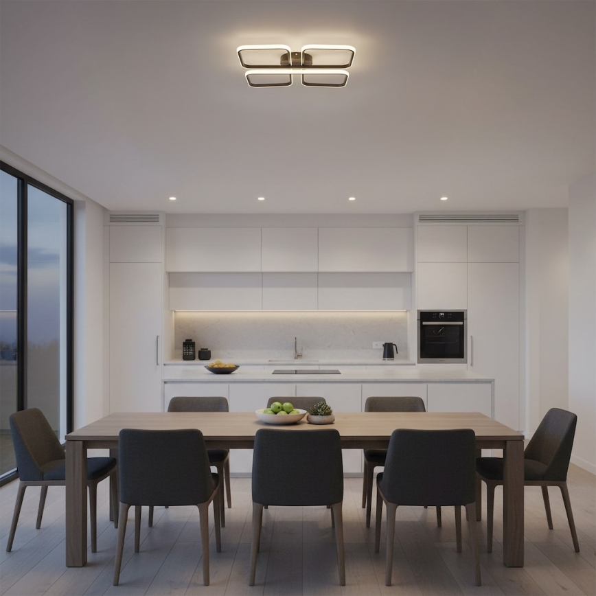 LED Stropní svítidlo HIDALGO LED/40W/230V černá